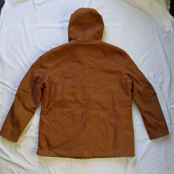 Pendleton Hooded Timber Cruiser Jacket Whiskey Brown Canvas Outdoor Mens XXL - Picture 10 of 16